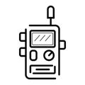 Two way radio, walkie talkie icon Royalty Free Stock Photo