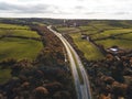 Two ways road in ireland