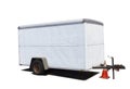 Two wheel utility trailer Royalty Free Stock Photo