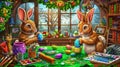 Enchanting Easter Bunnys Banquet