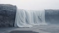 Minimalist Classical Architecture With Soft Colored Installations At Dettifoss