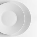 Two white plates