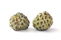 Two whole cherimoya