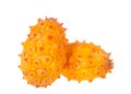 Whole Kiwano fruit isolated