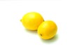 Two whole lemons Royalty Free Stock Photo