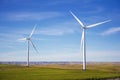 Two Wind Turbines Royalty Free Stock Photo