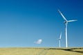 Two wind turbines Royalty Free Stock Photo