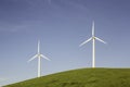 Two Wind Turbines on a Hill