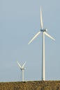 Two windmills Royalty Free Stock Photo