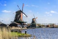 Two windmills near Amsterdam