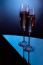 Two wine glasses Royalty Free Stock Photo