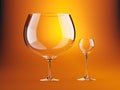 Two wineglasses Royalty Free Stock Photo