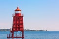 Two Wisconsin Lighthouses Royalty Free Stock Photo
