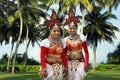 Two women dancers entertaining visitors of Avani Bentota Resort