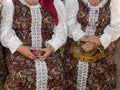 Two women in national costumes.