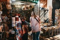 Two women shopping in the Medina Market