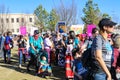 Native Americans partipate in Womens March in Tulsa Oklahoma USA 1-20-2018