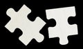 Two Wood Puzzle pieces