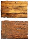 Two wooden boards