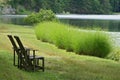 Two Wooden Chairs Royalty Free Stock Photo