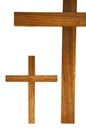 Two wooden crosses