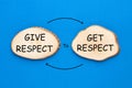 Give Respect To Get Respect Royalty Free Stock Photo