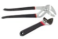 Two wrenchs Royalty Free Stock Photo