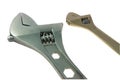 Two wrenchs Royalty Free Stock Photo
