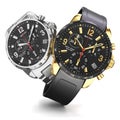 Two wrist watches Royalty Free Stock Photo