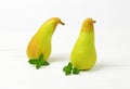 Two yellow pears Royalty Free Stock Photo