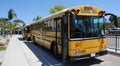 Two yellow school buses ready for field trip