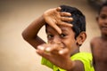 Two young boys play in Sri Lanka