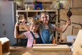 Kids Wood Crafts Royalty Free Stock Photo