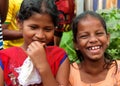 Two young girls in Goa Royalty Free Stock Photo