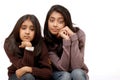 Two young indian girls