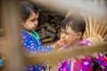 Two Young Myanmar siblings