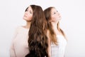 Two young women Royalty Free Stock Photo