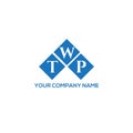 TWP letter logo design on white background. TWP creative initials letter logo concept. TWP letter design