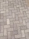 Twtsusun rectangular vlock paving is neat and synergistic Royalty Free Stock Photo
