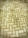 Twtsusun rectangular vlock paving is neat and synergistic Royalty Free Stock Photo