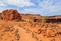 Twyfelfontein, site of ancient rock engravings in the Kunene Region of north-western Namibia