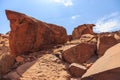 Twyfelfontein, site of ancient rock engravings in the Kunene Region of north-western Namibia