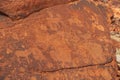 Twyfelfontein, site of ancient rock engravings in the Kunene Region of north-western Namibia