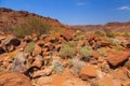 Twyfelfontein, site of ancient rock engravings in the Kunene Region of north-western Namibia