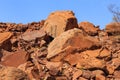 Twyfelfontein, site of ancient rock engravings in the Kunene Region of north-western Namibia