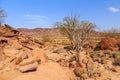 Twyfelfontein, site of ancient rock engravings in the Kunene Region of north-western Namibia