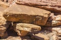 Twyfelfontein, a site of ancient rock engravings in Namibia. Royalty Free Stock Photo