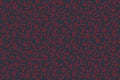 Virus. A seamless pattern of the letters of the word `virus`. Variation in gray and red, smaller letters.