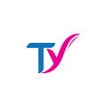 TY letter logo