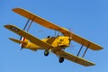 De Havilland DH-82A Tigermoth vintage biplane VH-AYI Royalty Free Stock Photo